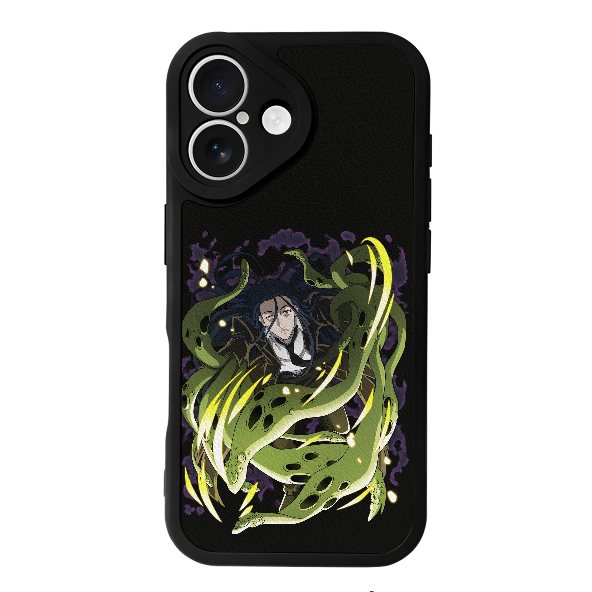 （画像用） 文豪ストレイドッグス Bungo Stray Dogs 【iPhone 16シリーズ対応】シリコンスマホケース（レザー調） 材質：シリコン